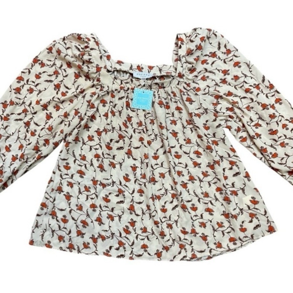 Hayden Los Angeles Floral Top NWT